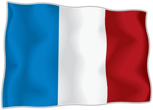 Autoadesivo bandiera francia - autoadesivo,