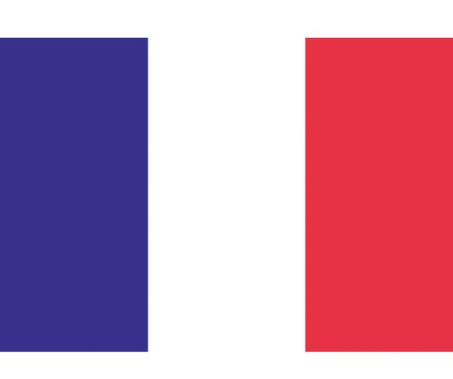 Bandiera 30x45 francia - bandiera,